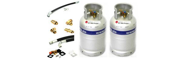 Gas cylinder sets (Trade Fair Offers!)