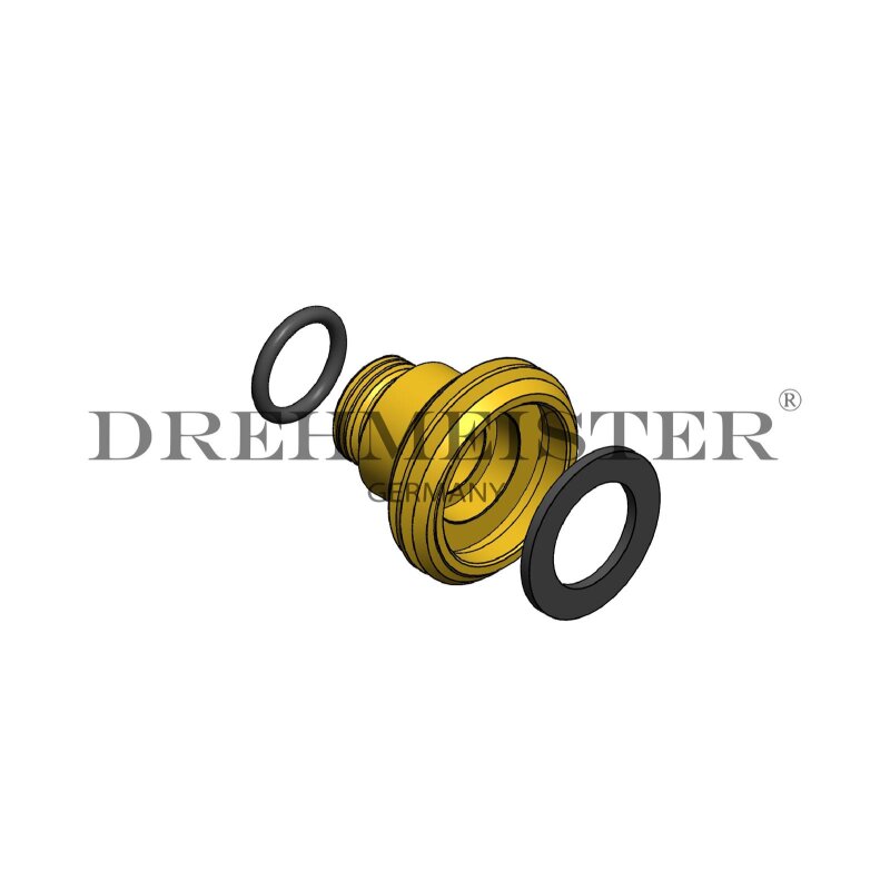 DREHMEISTER ACME LPG Adapter, Gasflaschen Adapter W21,8x1/14 Zoll LH - 92mm