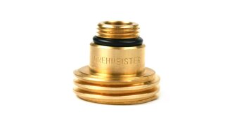 DREHMEISTER ACME adaptador de boquilla de suministro corto de &Oslash;22 mm, lat&oacute;n (W21.8)