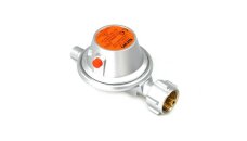 GOK low pressure regulator 50 mbar 1,5 kg/h - for small bottles incl. saftey valve