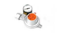 GOK Gasdruckregler 50mbar - 1,5kg/h G.12 > G 1/4‘ LH mit Manometer