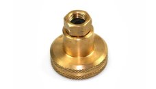 DISH LPG adapter to fill 4 kg gas cylinders - 3/8 left thread