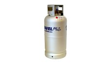 ALUGAS Travel Mate botella de GLP, cilindro de gas recargable 33,3 L con multiválvula (DE)