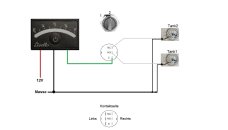 Interruptor giratorio 250 V/AC 3 A Posiciones de conmutación 2 (1 x 90 ° IP65)