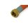 Manguera de gas de alta presión G.12 W21,8 x 1/14 L.H. (KLF) x M20x1,5 - 450 mm incl. dispositivo de seguridad contra la rotura de la manguera