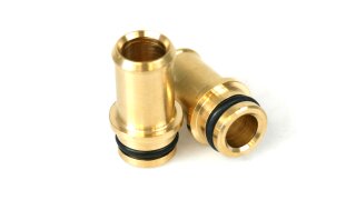 BRC brass water connection for Genius MB reducer straight 16 mm (2 pieces)