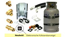 ALUGAS Tankflasche 27L mit 80% Multiventil &...