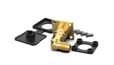 CAMPKO Robinet de remplissage GPL W21.8 x 1/14 sur tuyau de remplissage GPL - coudé