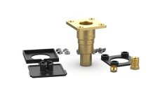 CAMPKO LPG filling valve W21.8 x 1/14 on 8mm copper line - straight