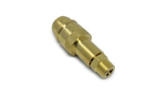 DREHMEISTER Euronozzle Adaptador GPL con rosca NPT de 3/8" - válvula de llenado tanque de 4 orificios