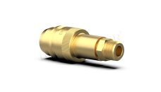 DREHMEISTER Euronozzle Adaptador GPL con rosca NPT de 3/8" - válvula de llenado tanque de 4 orificios