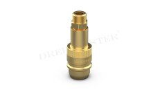 DREHMEISTER Euronozzle Adaptador GPL con rosca NPT de 3/8" - válvula de llenado tanque de 4 orificios