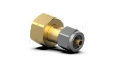 DREHMEISTER Adapterst�ck W21.8 x 1/14 LH / 8mm Flexleitung