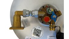 Direktbetankungsset f�r Gastankflaschen mit Multiventil - gewinkelte Ausf�hrung (F�llventil)