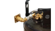 Direktbetankungsset f�r Gastankflaschen mit Multiventil - gewinkelte Ausf�hrung (F�llventil)
