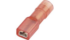 Presa per cavo spessore 0,5-1,0 mm² - larghezza 2,8 mm - isolato in poliammide 6.6 - rosso