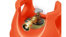 DREHMEISTER ACME gas cylinder adapter camping gas adapter 0.880-14 NGO LH (G.10) - 95mm