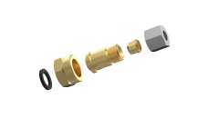 DREHMEISTER Adapterst�ck M20x1,5 / 8mm Rohrverschraubung