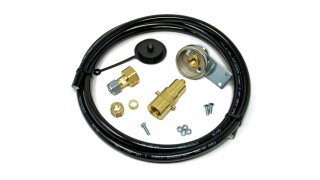 Kit de ravitaillement à distance pour bouteilles de gaz avec raccord W21.8L (tuyau flexible de 2m, pistolet de remplissage, pièce dadaptation, baïonnette M10)