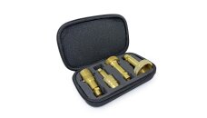 DREHMEISTER LPG Adapter Set inkl. Etui - 3/8" NPT Gewinde - Füllventil 4-Loch-Tank