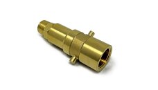 DREHMEISTER Bajonett LPG Adapter mit 3/8" NPT Gewinde - Füllventil 4-Loch-Tank