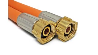 Gasschlauch 2 x G.2 (Shell-F) bis 30 bar - 400mm (BE, CH, FR)