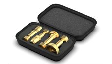 DREHMEISTER LPG Adapter, Gasflaschen Adapter Set inkl. Etui (W21.8L/G.5)