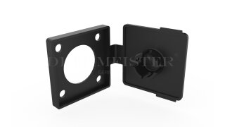 Tankdeckel viereckig f�r HK Flach LPG Tankventil - schwarz