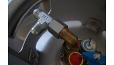 DREHMEISTER Pièce en T 3/4"-16 UNF filetage pour tuyau de remplissage GPL