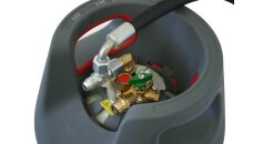 DREHMEISTER Pièce en T 3/4"-16 UNF filetage pour tuyau de remplissage GPL