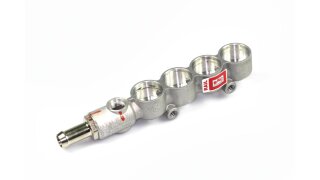 BRC Injektorleiste 4 Zylinder mit Drucksensoranschluss (neue Ausführung)