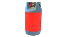 CAMPKO botella de GLP, cilindro de composite recargable 24,5 L con válvula OPD del 80%