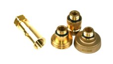 DREHMEISTER LPG Adapter, Gasflaschen Adapter Set inkl. Etui (W21.8L)