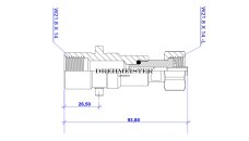 DREHMEISTER LPG Adapter, Gasflaschen Adapter Set inkl. Etui (W21.8L)