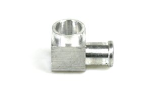 DREHMEISTER injector connector 90° for Keihin single injectors 12 mm