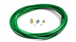 ICOM Green 3/16&quot; feeding hose with connectors L=6,00 m