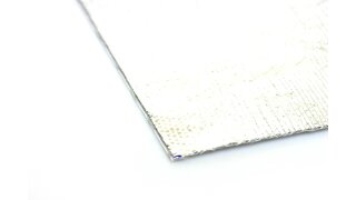Isolation/Heat protection foil up to 550°C, self-adhesive 33x33cm (0,65mm thick)