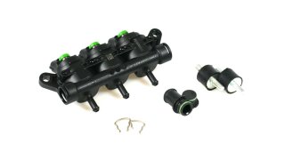 Landi Renzo GIRS12 injector rail 3 cyl. S (green)