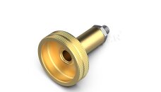 DREHMEISTER DISH LPG Adapter M10 - 76mm (Edelstahlanschluss)