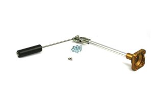 Indicateur de niveau de gaz pour réservoir à vapeur 4 trous, réservoir de propane pour camping-car Ø230 x 105°