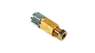 Connector 8 mm copper to 6 mm thermoplastic hose