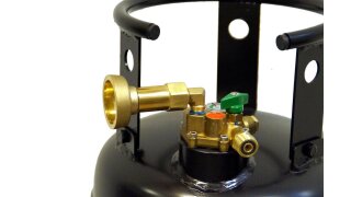 Adaptador para repostaje directo de cilindros de gas rosca 3/4 UNF a 21.8 L=52 mm