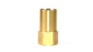 DREHMEISTER Adapter Direktbetankung Gasflasche 3/4-16 UNF -&gt; W21,8 x 1/14 - 52mm