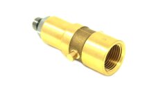 DREHMEISTER Bayonet LPG adapter M14 brass with stainless...