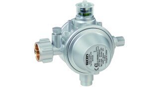 GOK low pressure regulator EN61-DS 1,5 kg/h 50 mbar incl. hose rupture protection