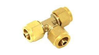 DREHMEISTER T-connection adapter for LPG thermoplastic hose 8-8-8mm
