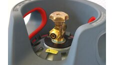 CAMPKO� Komposit Gastankflasche 12,7 Liter mit 80% F�llstop (OPD)