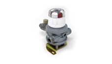 Cavagna 2 Flaschen Gasdruckregler Multimatik 30 mbar 1,5 kg/h mit Prüfventil – G.13 -> Rohrverschraubung 8mm – 10mm