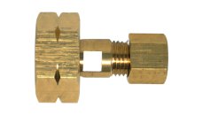 DREHMEISTER connector W21,8 x 1/14 LH -> 8 mm RVS