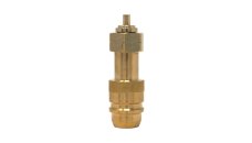 DREHMEISTER EURONOZZLE LPG adapter with nipple to fill gas cylinders with W21,8 left thread